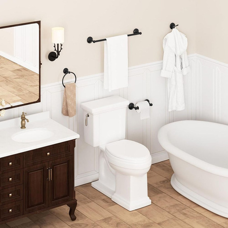 Uchwyt Na Papier Toaletowy Metalowy Czarny