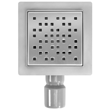 Odpływ Liniowy 15x15 Dots Nikiel Szczotkowany