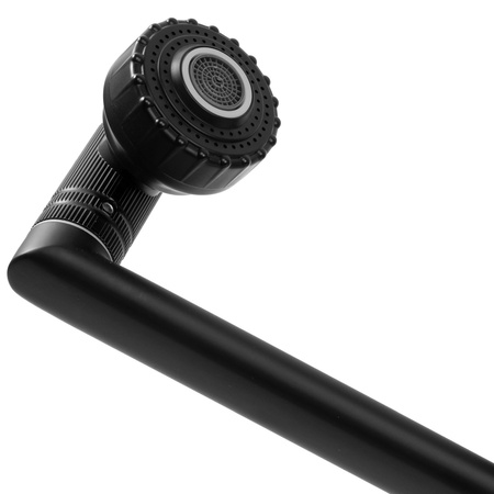 Bateria Umywalkowa Paco Czarna Wysoka