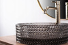 Umywalka Nablatowa Szklana Cristal 35 Black