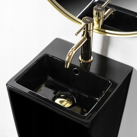 Umywalka Wolnostojąca Ceramiczna Kamila Black