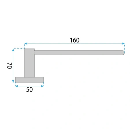Uchwyt Na Papier Toaletowy Leo 5609 Złoty Szczotkowany