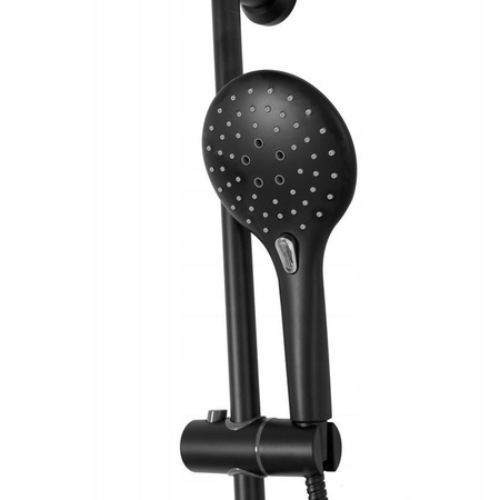 Zestaw Natryskowy Mike Black z Termostatem Czarny