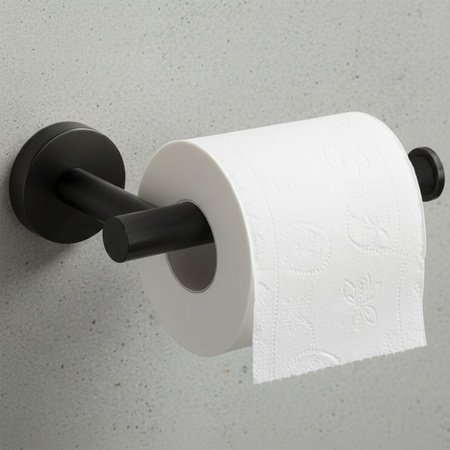 Zestaw Wieszaków Łazienkowych Ari 4 Elementy Czarny