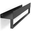 Półka Łazienkowa Wannowa SF01 45 cm Czarna Matowa