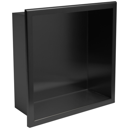 Półka Wnękowa Łazienkowa 30x30 Czarny Mat