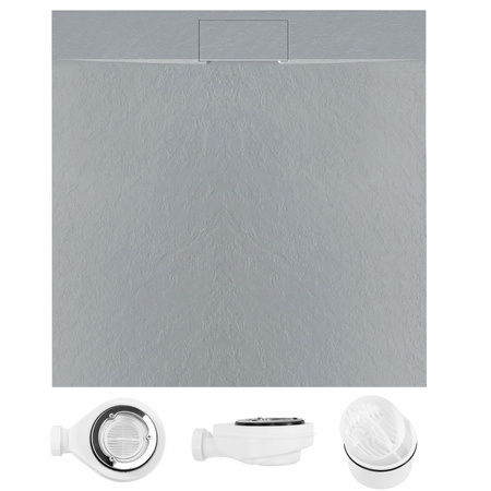 Brodzik Prysznicowy Bazalt Grey 90x90 cm