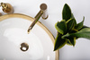 Umywalka Nablatowa Ceramiczna Margot White Gold