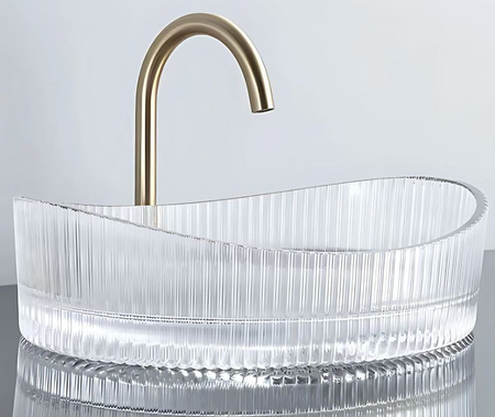 Umywalka Nablatowa Szklana Harper 50