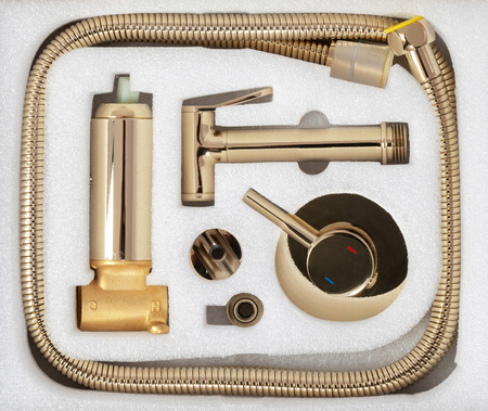 Bateria Bidetowa Lungo Loop Złota