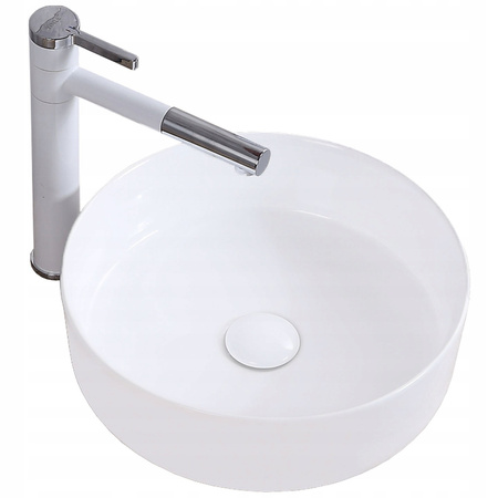 Umywalka Nablatowa Elma White