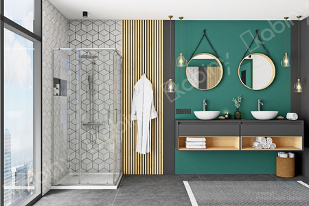 Kabina Prysznicowa Punto Chrom 80 x 80 Rozsuwana