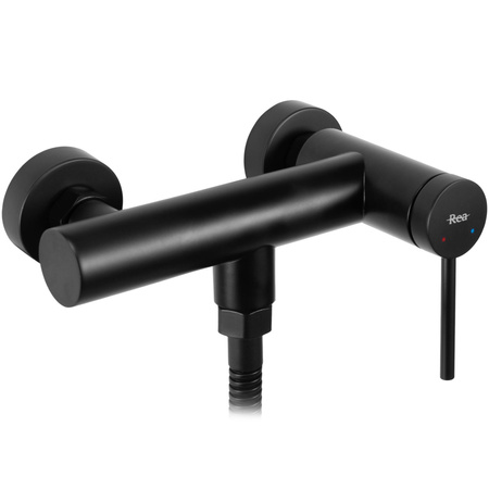 Bateria Prysznicowa Ścienna Clif Czarna