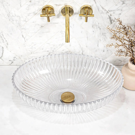 Umywalka Nablatowa Szklana Nicole 51