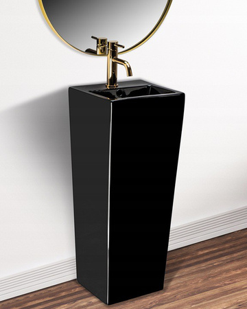 Umywalka Wolnostojąca Ceramiczna Kamila Black
