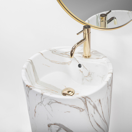 Umywalka Wolnostojąca Ceramiczna Anya Lava Mat