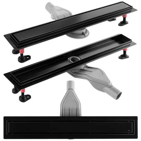 Odpływ Liniowy Neox Superflow Czarny