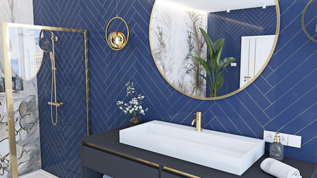 Umywalka Konglomeratowa Nablatowa Goya 70 cm