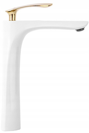 Bateria Umywalkowa Orbit White Gold Wysoka