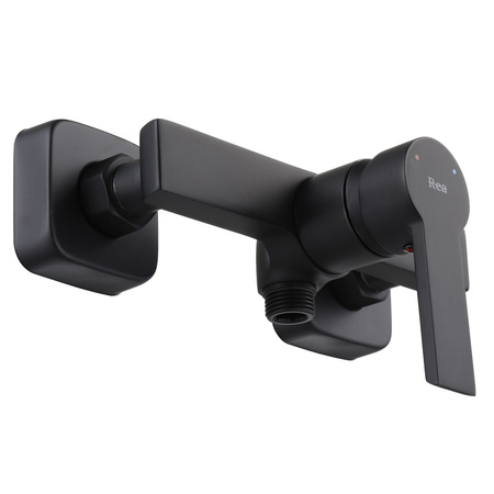 Bateria Prysznicowa Ścienna Argus Czarna