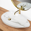 Umywalka Nablatowa Greta 65 Bianco Shiny