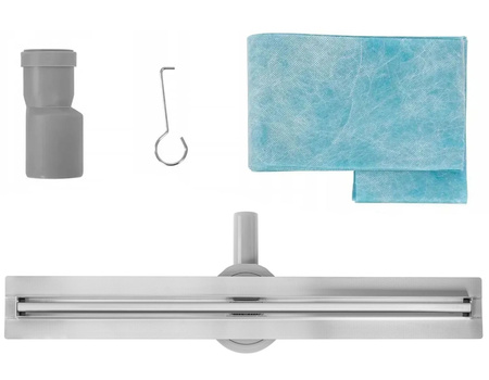 Odpływ Liniowy Neox Slim Pro Stal Szczotkowana