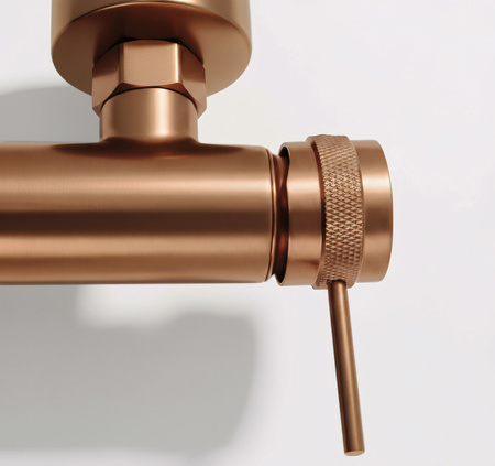 Bateria Wannowa Lungo Grip Miedź Szczotkowana