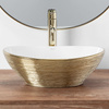 Umywalka Nablatowa Sofia Gold Brush
