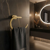 Wieszak Łazienkowy Ścienny Ring Til Złoty Szczotkowany