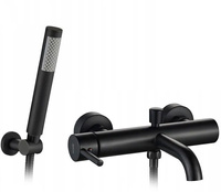 Bateria Wannowa Ścienna Lungo Czarna