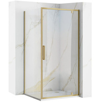 Kabina Prysznicowa Rapid Swing Złota Szczotkowana