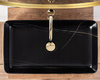 Umywalka Nablatowa Denis Black Stone Mat