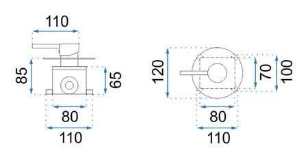 Czarny Zestaw Natryskowy Lugano Black