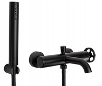 Bateria Wannowa Ścienna Vertigo Czarna