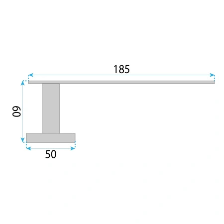 Wieszak Łazienkowy Oste 209 Złoty Szczotkowany