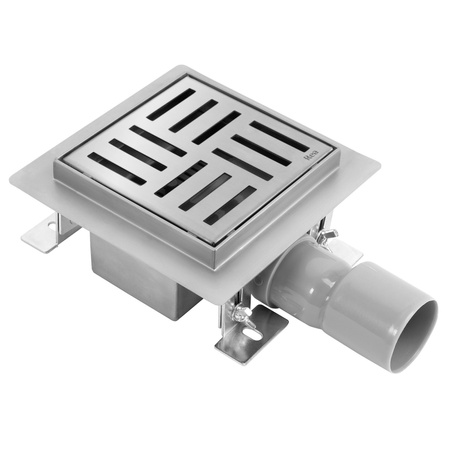 Odpływ Liniowy 12x12 Cross Nikiel Szczotkowany