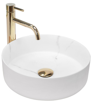 Umywalka Nablatowa Sami Marble Marmur