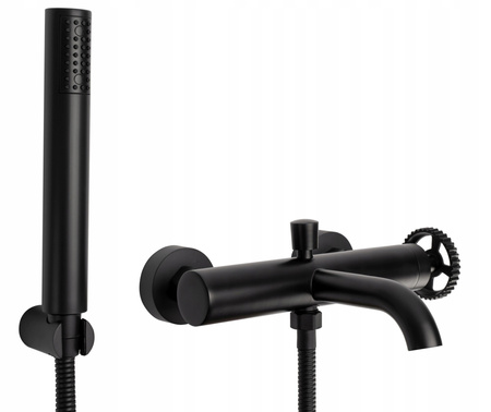 Bateria Wannowa Ścienna Vertigo Czarna