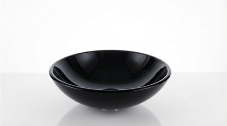 Umywalka Szklana Czarna Bowl 71008