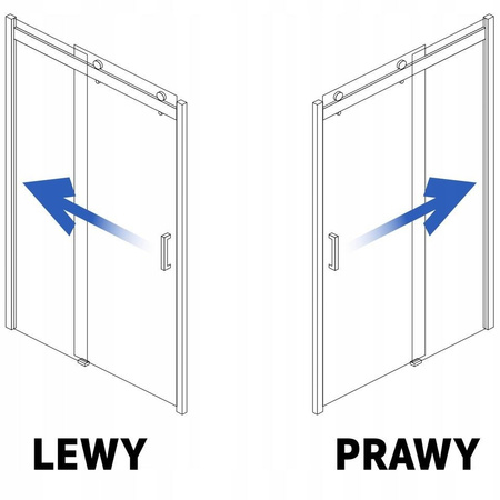 Drzwi Prysznicowe Nixon Przesuwne