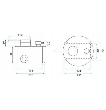 Zestaw Natryskowy Podtynkowy Rea Foss Clif Nikiel Szczotkowany + BOX