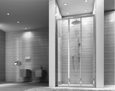 Drzwi Prysznicowe Przesuwne Alex Chrom