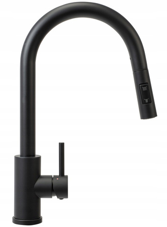 Bateria Kuchenna Fresh Black Matt Wylewka