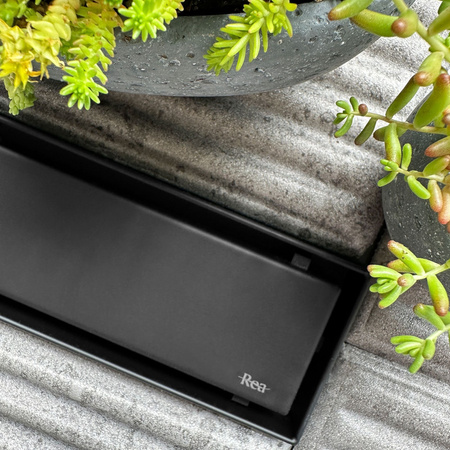 Odpływ Liniowy  Neox Pro Czarny 360°