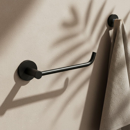 Uchwyt Na Papier Toaletowy 5609 Leo Czarny