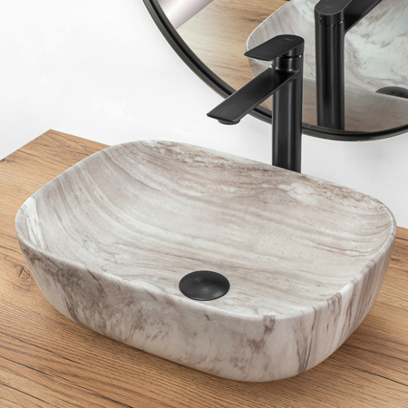 Umywalka Nablatowa Ceramiczna Belinda Ash