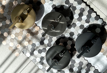 Zestaw Prysznicowy Podtynkowy Ontario Nikiel Szczotkowany + BOX