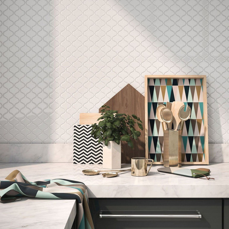 Mozaika Dekoracyjna Maroco 322159 Biała