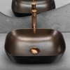Umywalka Nablatowa Belinda Copper Brush Black