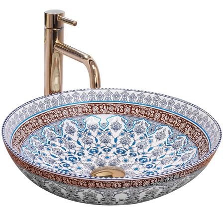 Umywalka Nablatowa Arte 40 Blue